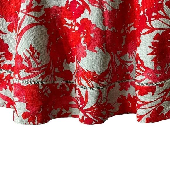 Banana Republic Bold Floral Circle Mini Skirt Size 8 - Picture 7 of 9